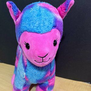 Build a Bear Cotton Candy Color Lama Plush Toy 15 Inch.